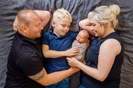 Familienzeit mit zwei Kindern