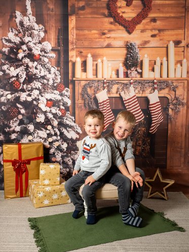 Weihnachtsfotos Familie mit Kindern Dresden-001